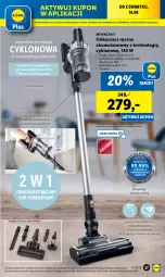 Gazetka promocyjna Lidl - GAZETKA - Gazetka - ważna od 16.09 do 16.09.2023 - strona 33 - produkty: Odkurzacz, Por, Szczotka, Pojemnik, Silan, Akumulator