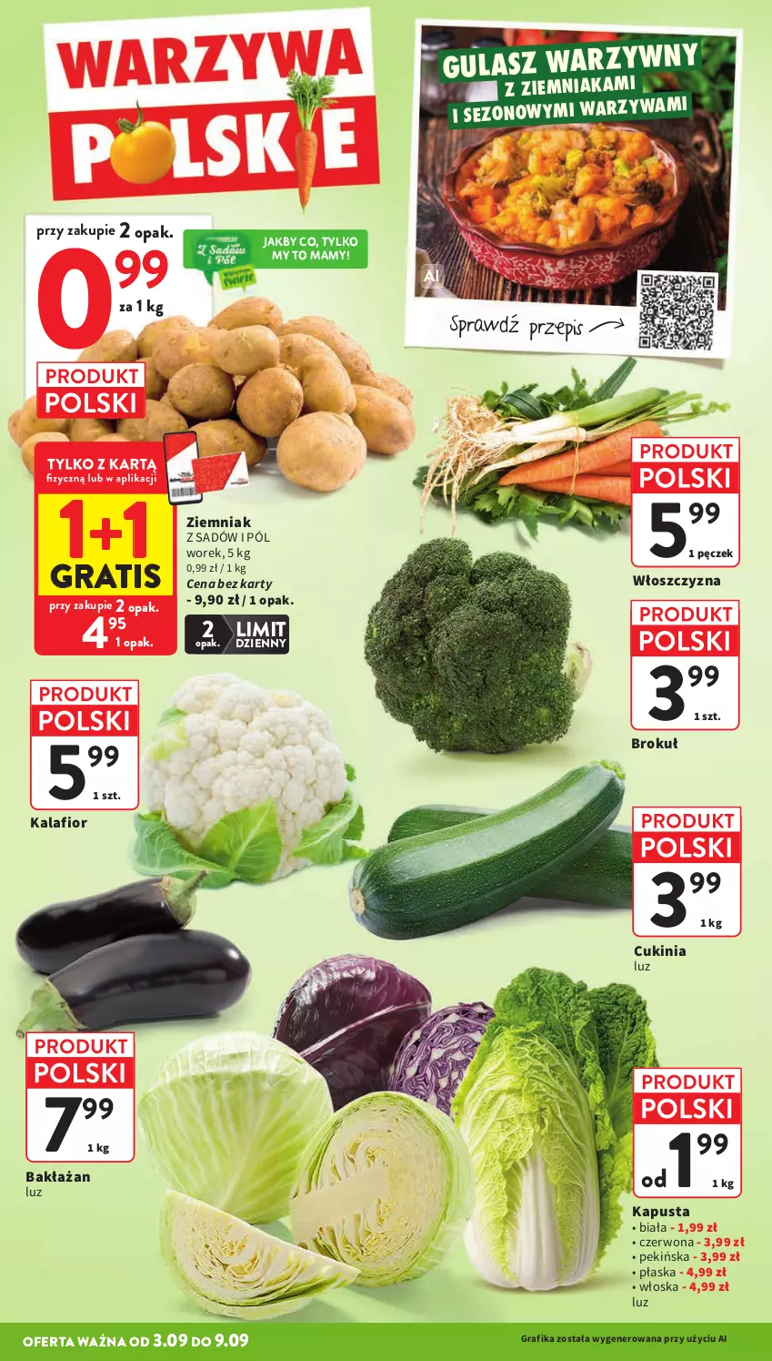 Gazetka promocyjna Intermarche - Gazetka promocyjna - ważna 03.09 do 09.09.2026 - strona 10 - produkty: Gra, Grafika, Kalafior