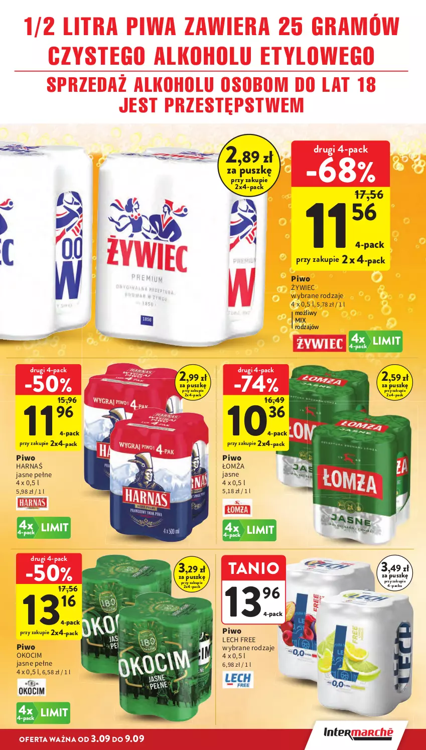 Gazetka promocyjna Intermarche - Gazetka promocyjna - ważna 03.09 do 09.09.2026 - strona 33 - produkty: Gra, Harnaś, Koc, Okocim, Piwa, Piwo