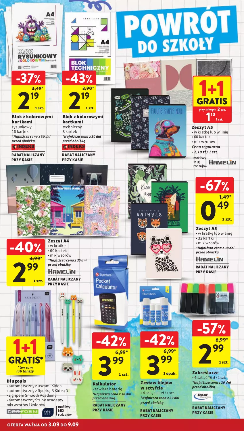 Gazetka promocyjna Intermarche - Gazetka promocyjna - ważna 03.09 do 09.09.2026 - strona 40 - produkty: Długopis, Gra, Klej