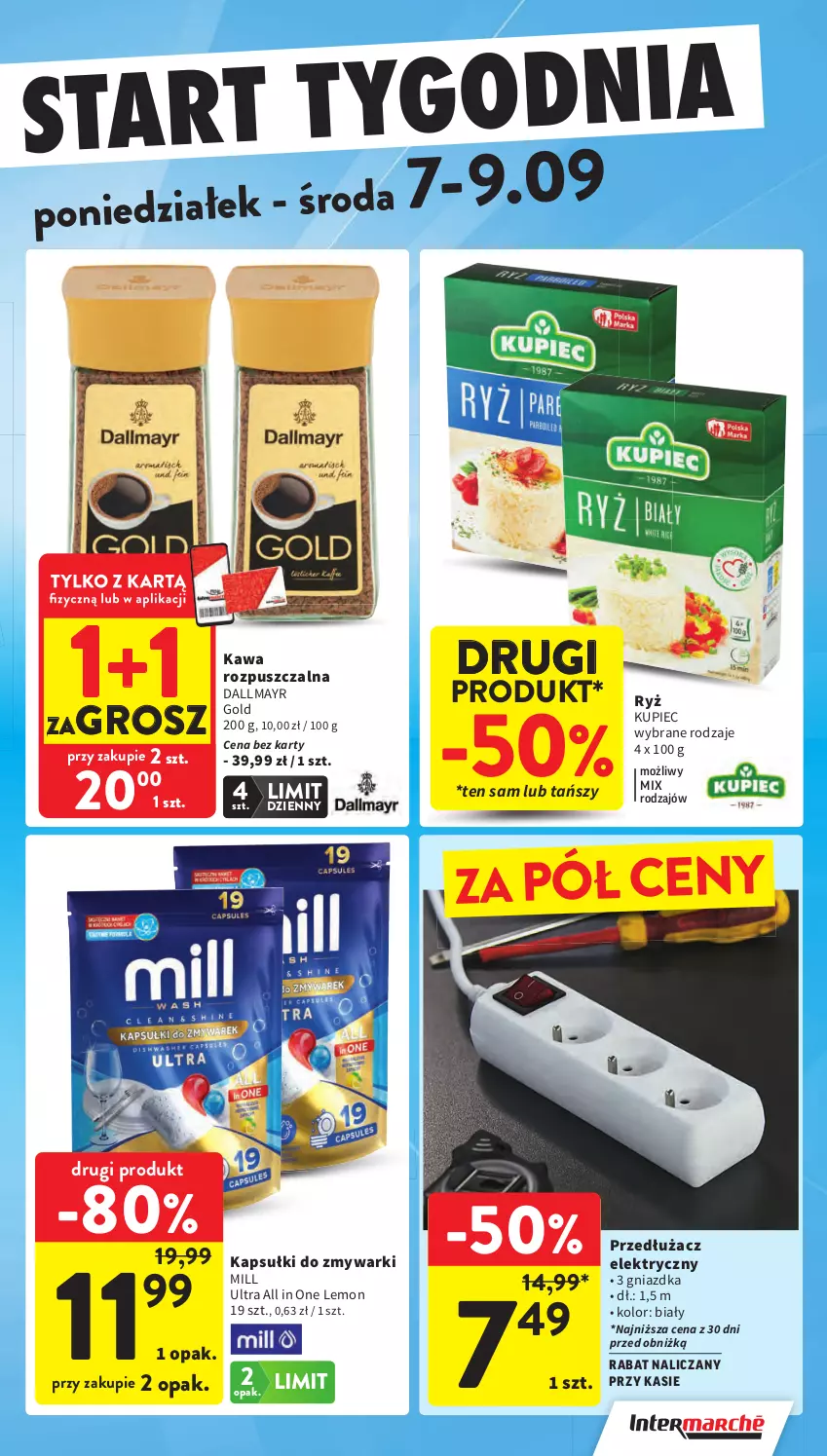 Gazetka promocyjna Intermarche - Gazetka promocyjna - ważna 03.09 do 09.09.2026 - strona 43 - produkty: Dallmayr, Kawa, Kawa rozpuszczalna, Kupiec, Piec, Ryż, Zmywarki