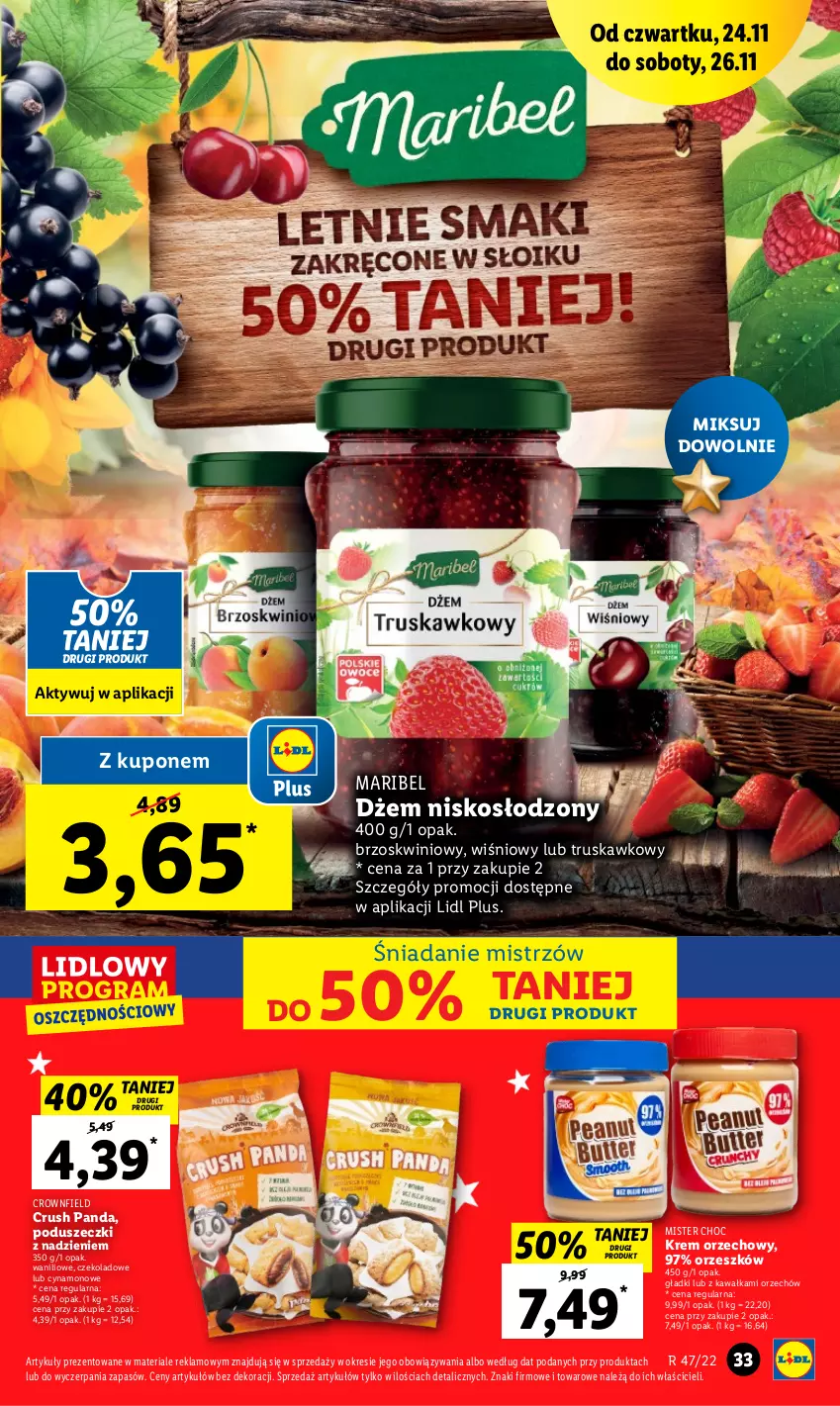 Gazetka promocyjna Lidl - GAZETKA - ważna 24.11 do 26.11.2022 - strona 35 - produkty: Dżem, Kawa, Krem orzechowy, Panda