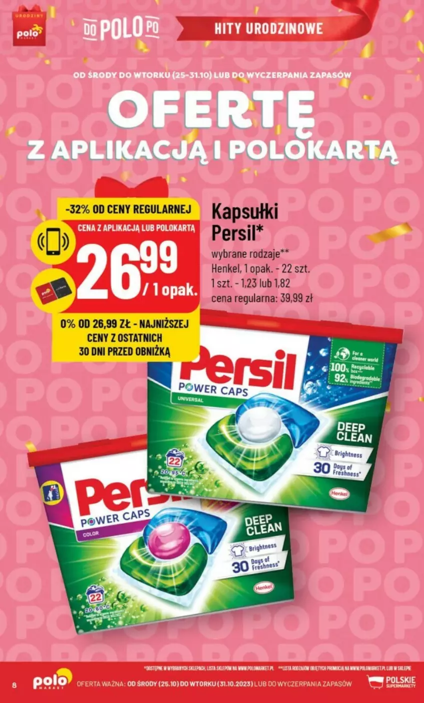 Gazetka promocyjna PoloMarket - ważna 25.10 do 31.10.2023 - strona 53 - produkty: Persil