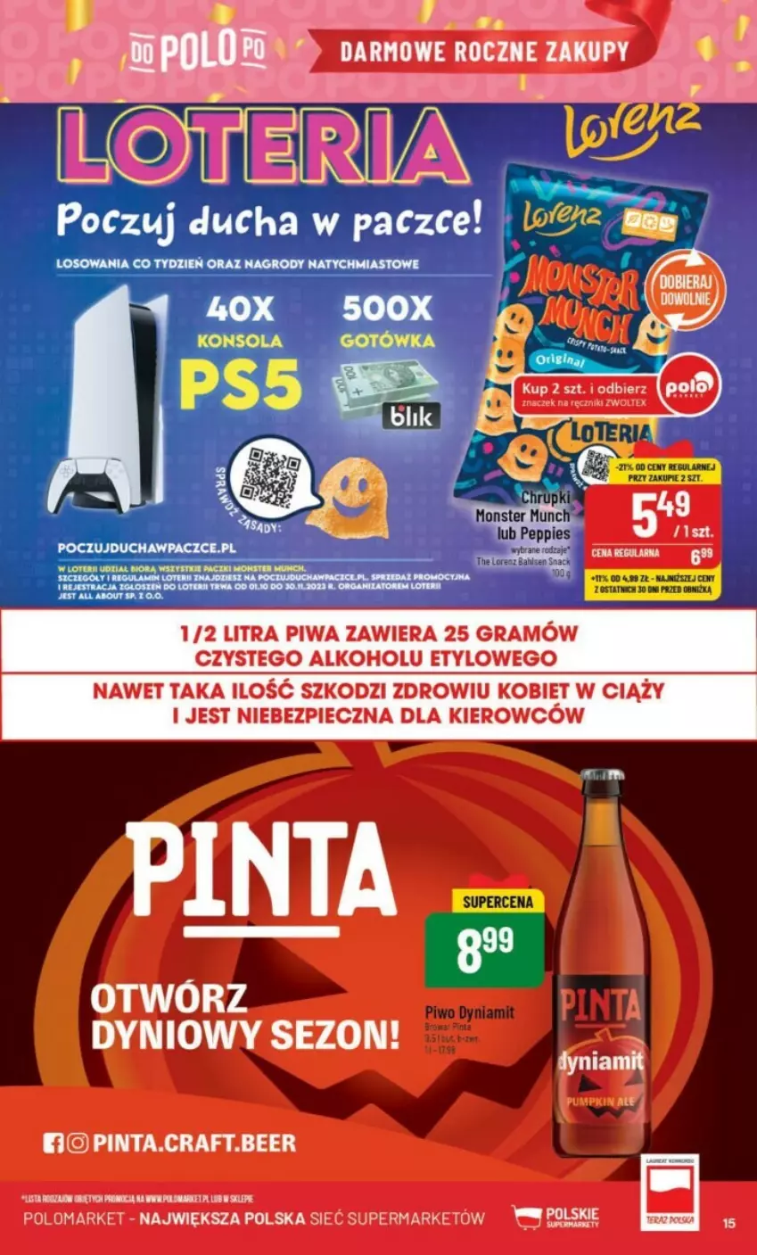 Gazetka promocyjna PoloMarket - ważna 25.10 do 31.10.2023 - strona 7 - produkty: Gra, LG, Piec, Piwa