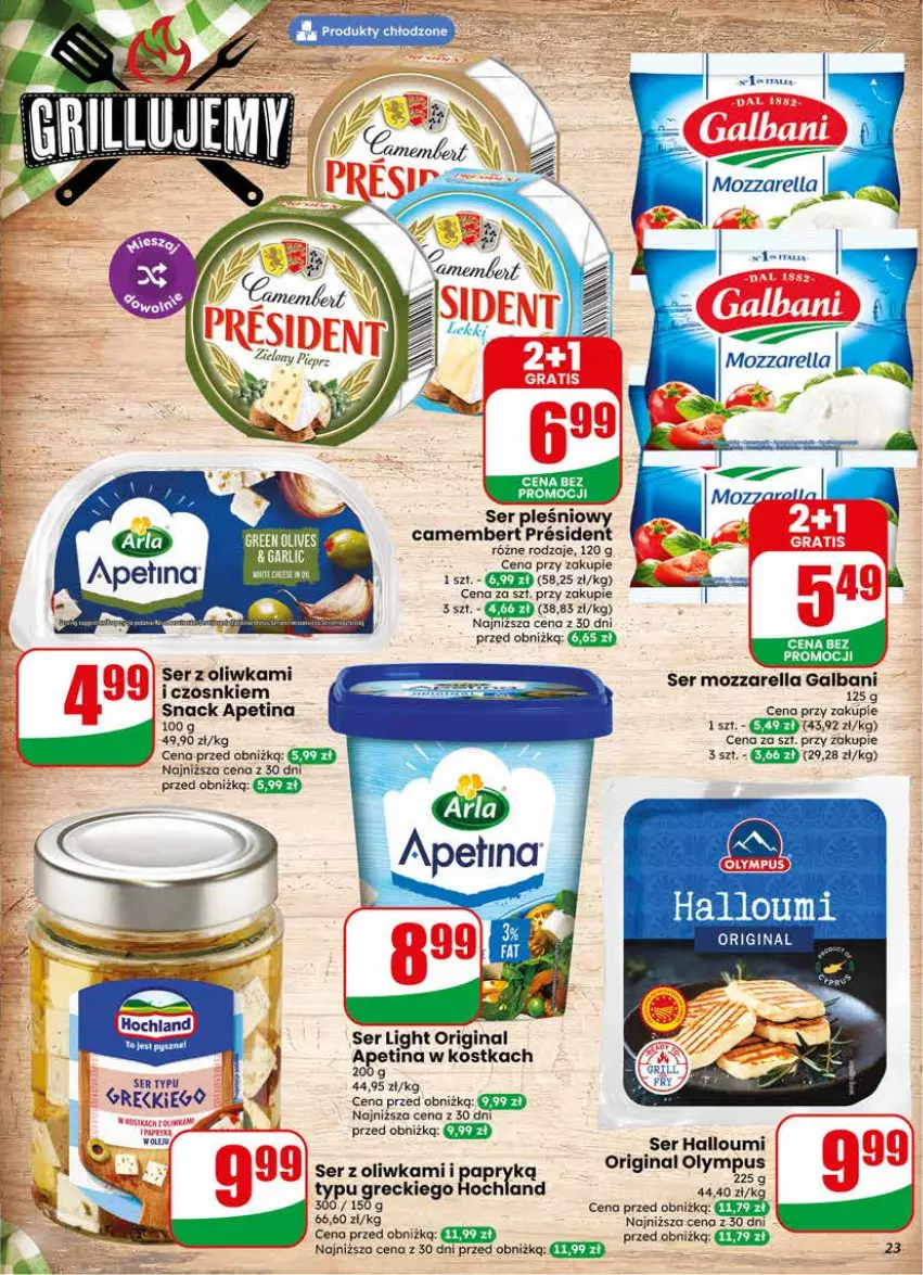 Gazetka promocyjna Dino - Gazetka 18 / 2026 - ważna 29.04 do 05.05.2026 - strona 23 - produkty: Camembert, Galbani, Gin, Mozzarella, Pieprz, Ser, Ser pleśniowy