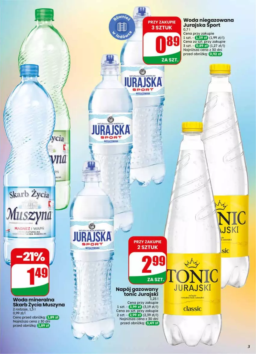 Gazetka promocyjna Dino - Gazetka 18 / 2026 - ważna 29.04 do 05.05.2026 - strona 3 - produkty: Fa, Magnez, Por, Sport, Woda, Woda mineralna, Woda niegazowana