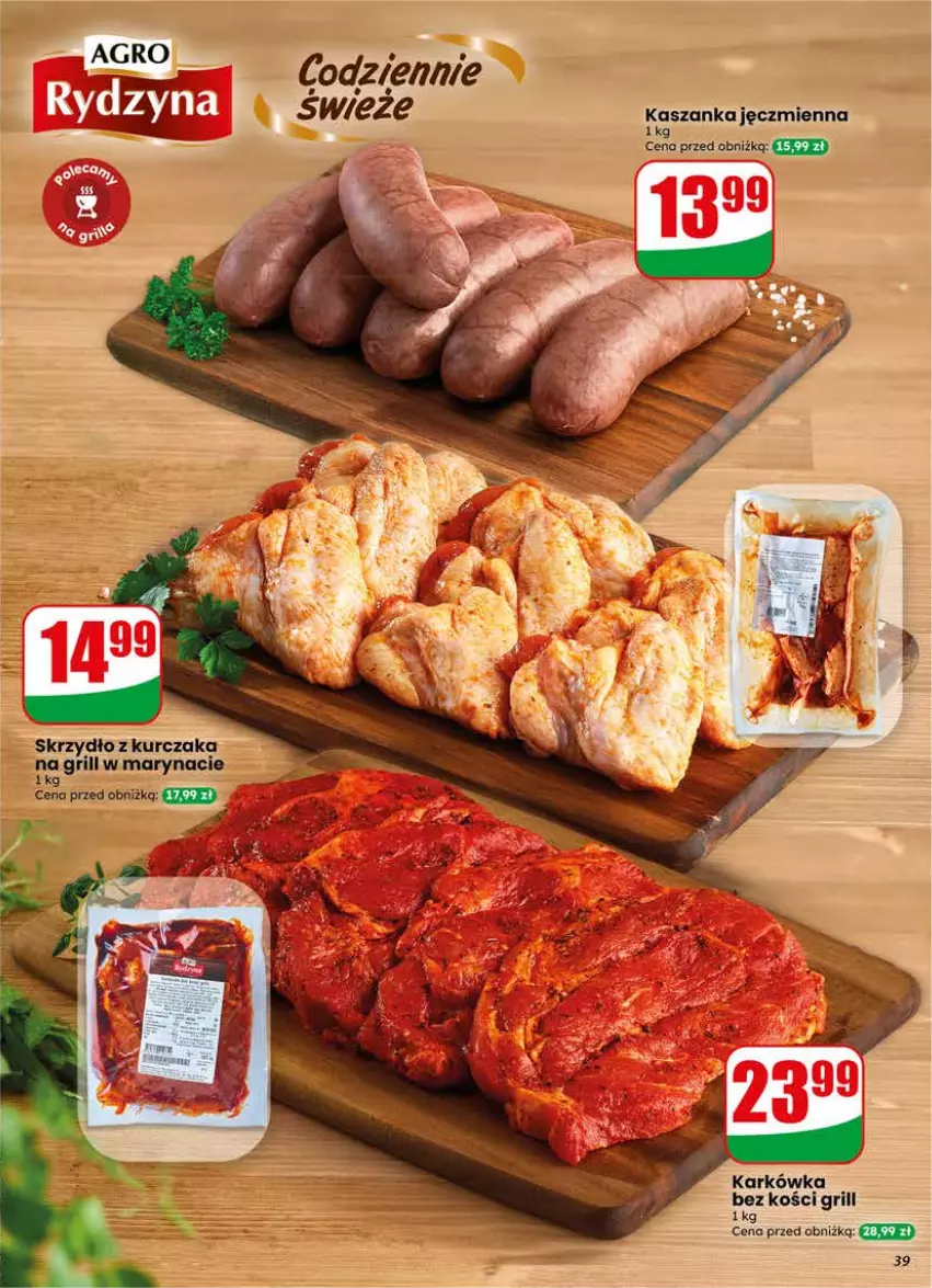 Gazetka promocyjna Dino - Gazetka 18 / 2026 - ważna 29.04 do 05.05.2026 - strona 39 - produkty: Grill, Kasza, Kaszanka, Kurczak