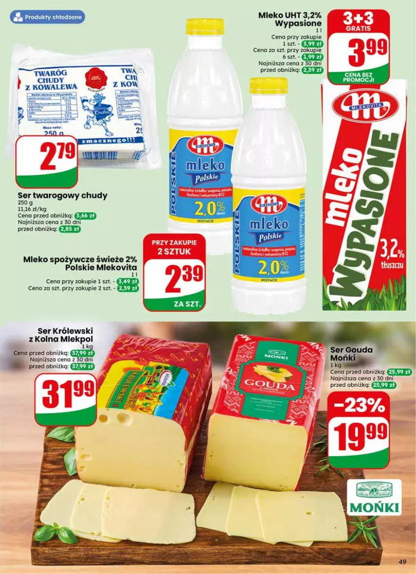 Gazetka promocyjna Dino - Gazetka 18 / 2026 - ważna 29.04 do 05.05.2026 - strona 49 - produkty: Królewski, Mleko, Ser, Ser twarogowy, Vita C
