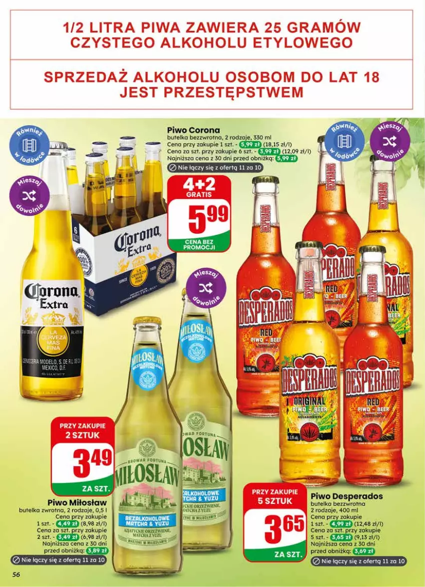 Gazetka promocyjna Dino - Gazetka 18 / 2026 - ważna 29.04 do 05.05.2026 - strona 56 - produkty: Desperados, Piwo