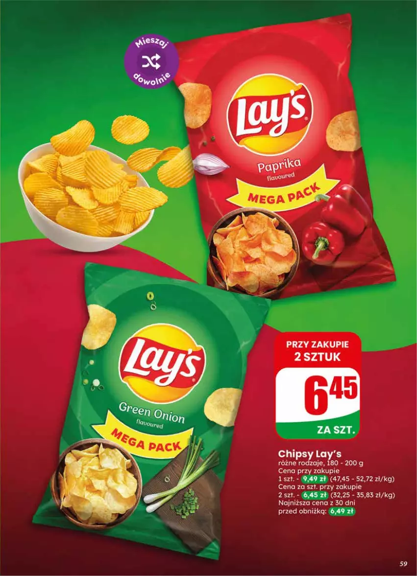 Gazetka promocyjna Dino - Gazetka 18 / 2026 - ważna 29.04 do 05.05.2026 - strona 59 - produkty: Chipsy