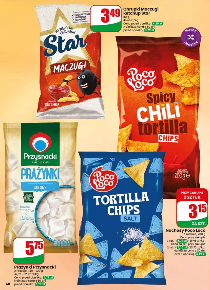 Gazetka promocyjna Dino - Gazetka 18 / 2026 - ważna 29.04 do 05.05.2026 - strona 60 - produkty: Chrupki, Ketchup, Poco Loco, Przysnacki