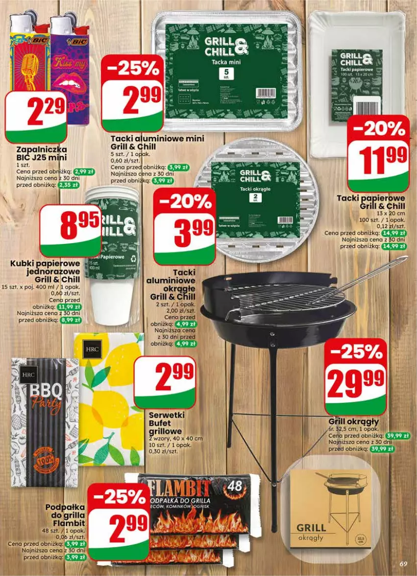 Gazetka promocyjna Dino - Gazetka 18 / 2026 - ważna 29.04 do 05.05.2026 - strona 69 - produkty: BIC, Grill, Papier, Ryż, Ser, Serwetki, Sony, Zapalniczka