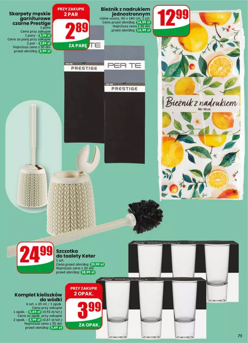 Gazetka promocyjna Dino - Gazetka 18 / 2026 - ważna 29.04 do 05.05.2026 - strona 75 - produkty: Bieżnik, Karp, Szczotka