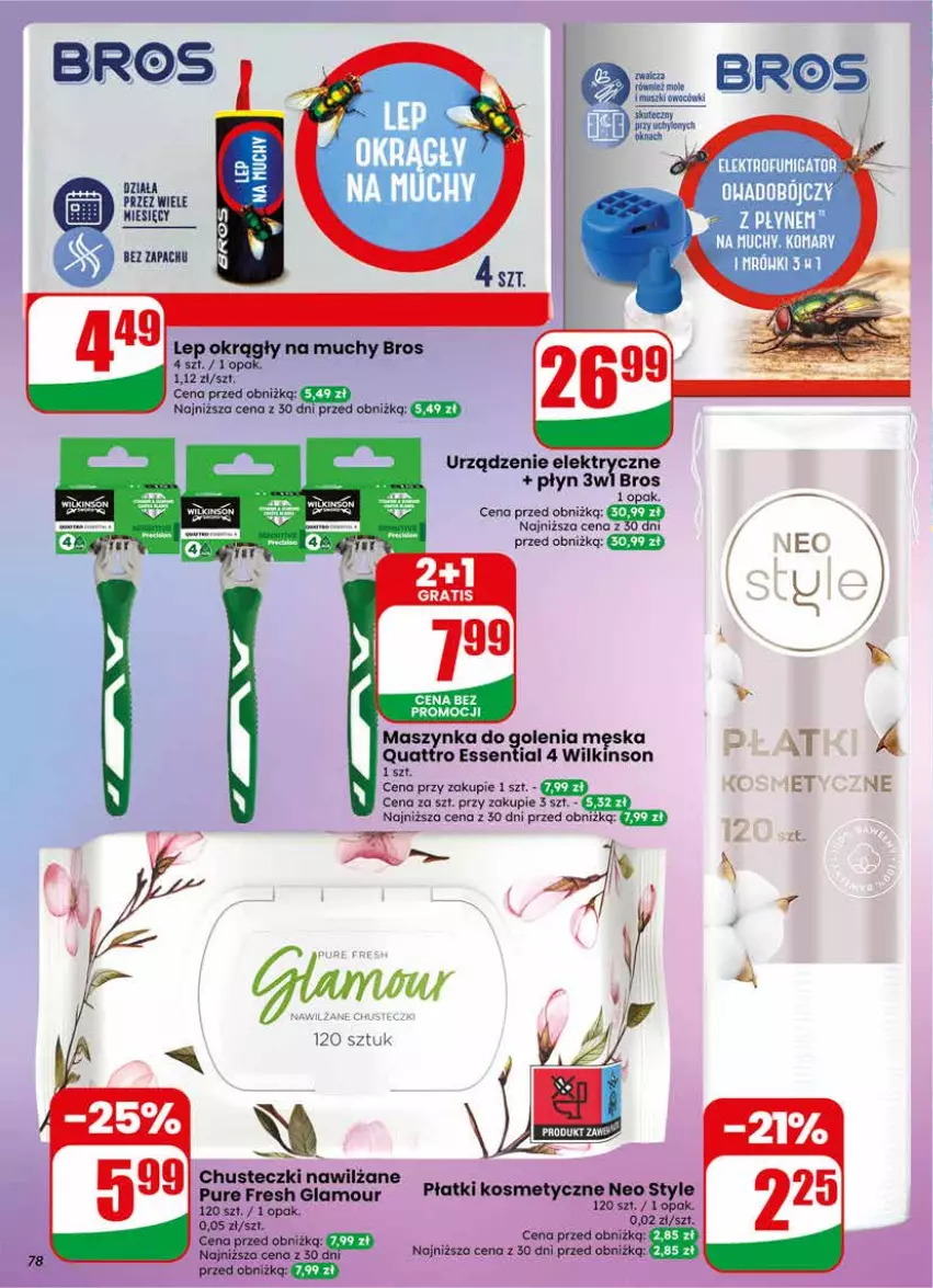 Gazetka promocyjna Dino - Gazetka 18 / 2026 - ważna 29.04 do 05.05.2026 - strona 78 - produkty: Chusteczki, Gra, Mus, Płatki kosmetyczne, Pur