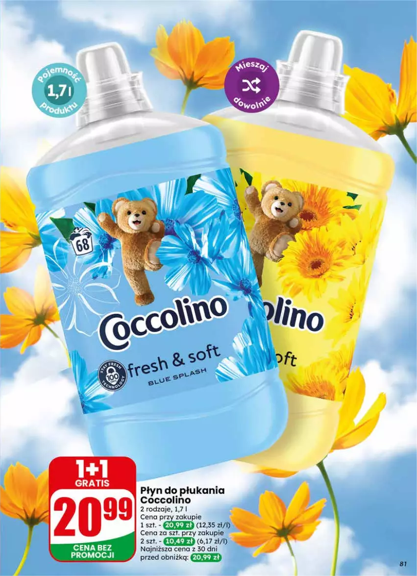 Gazetka promocyjna Dino - Gazetka 18 / 2026 - ważna 29.04 do 05.05.2026 - strona 81 - produkty: Coccolino, Gra, Płyn do płukania