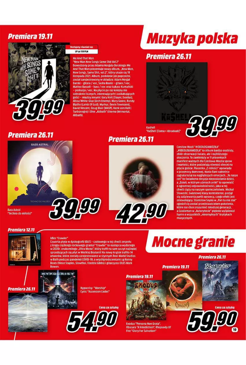 Gazetka promocyjna Media Markt - Gazetka Media Markt - ważna 01.11 do 30.11.2021 - strona 19 - produkty: Album, LG, Olej