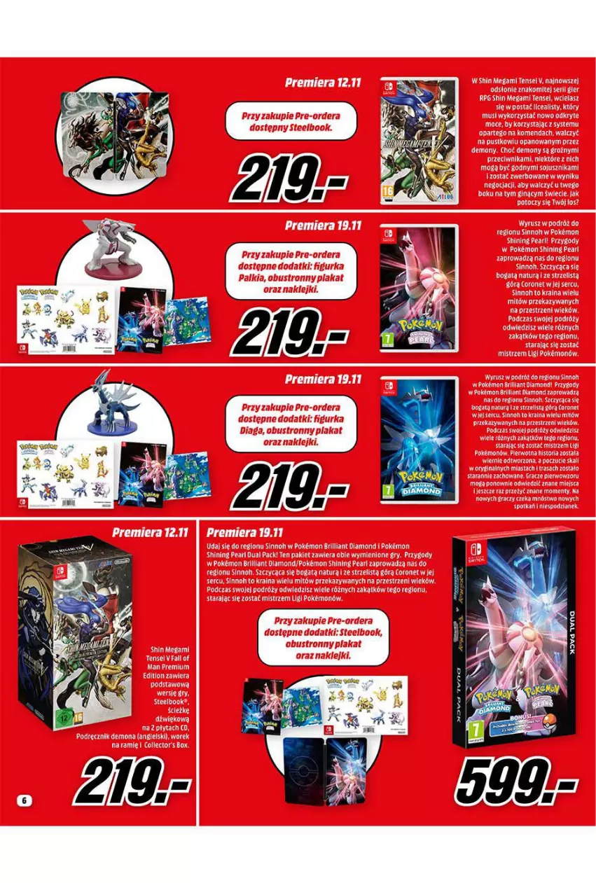 Gazetka promocyjna Media Markt - Gazetka Media Markt - ważna 01.11 do 30.11.2021 - strona 6 - produkty: Fa, LEGO