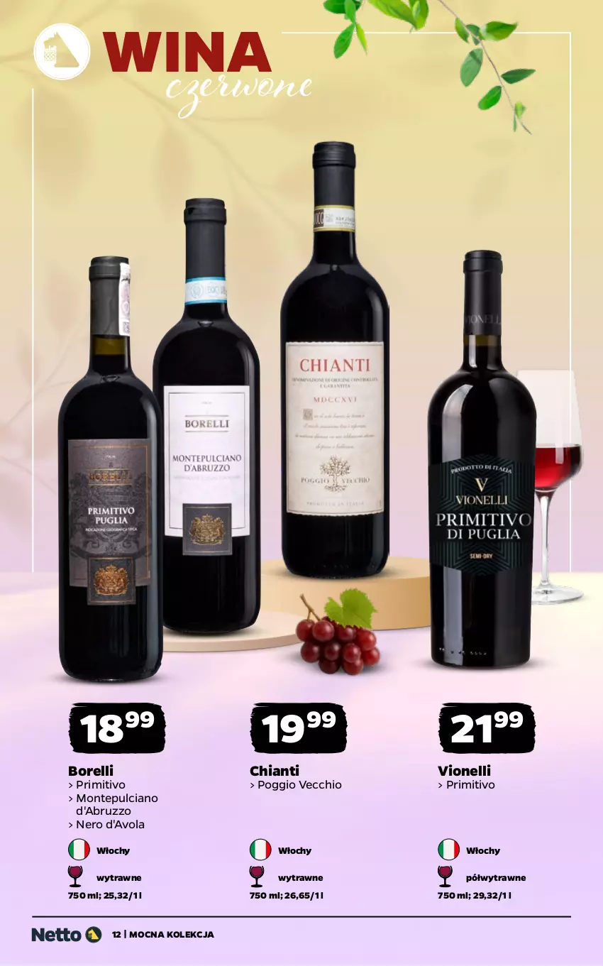 Gazetka promocyjna Netto - Alkohole - Mocne - ważna 13.04 do 26.04.2026 - strona 12 - produkty: Chia, Chianti, Monte