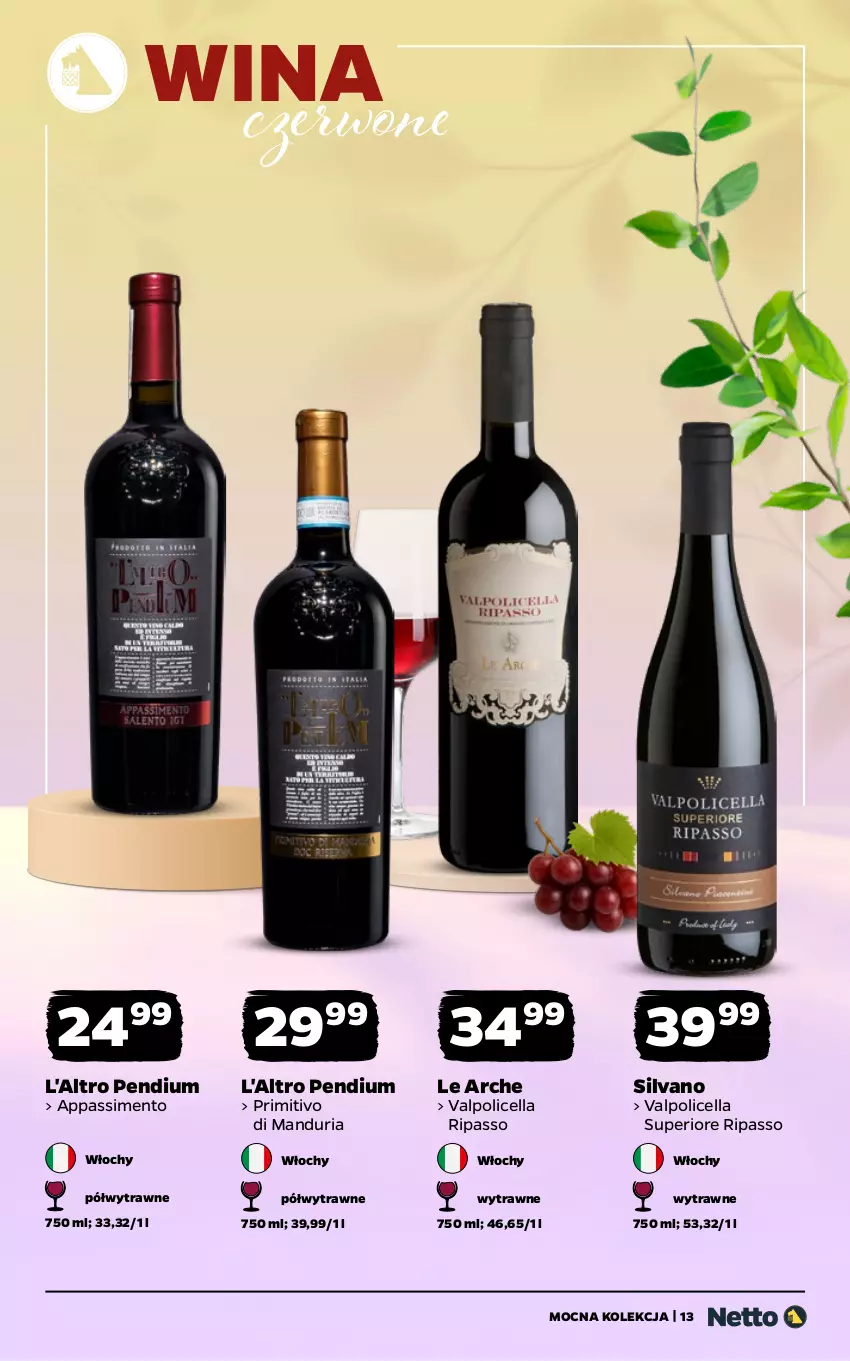 Gazetka promocyjna Netto - Alkohole - Mocne - ważna 13.04 do 26.04.2026 - strona 13 - produkty: Valpolicella