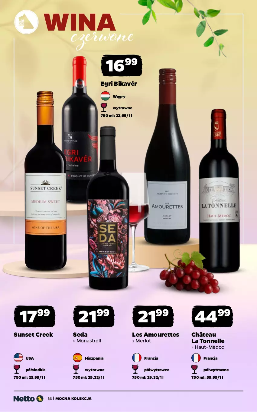 Gazetka promocyjna Netto - Alkohole - Mocne - ważna 13.04 do 26.04.2026 - strona 14 - produkty: Gry, Merlot