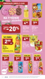 Gazetka promocyjna Aldi - Pełny katalog - Gazetka - ważna od 28.05 do 28.05.2022 - strona 20 - produkty: Sok, Pur, Kawa, Oranżada, Napój gazowany, Kubuś Waterrr, Owoce, Kubuś, Arbuz, Woda, Gala, Kakao, Mango, Napój