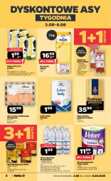 Gazetka promocyjna Netto - Od Poniedziałku - Gazetka - ważna od 08.08 do 08.08.2026 - strona 2 - produkty: Ser, Mus, Gra, Papier, Cukier, Zupa, Jaja, Dallmayr, Kawa mielona, Kawa, Kosz, Diamant, Velvet, Ręcznik, Muszynianka, Woda mineralna, Kabanos, Gouda, Woda, Kokos, Mleko