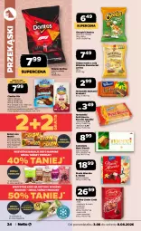 Gazetka promocyjna Netto - Od Poniedziałku - Gazetka - ważna od 08.08 do 08.08.2026 - strona 24 - produkty: Ciastka, Krakus, Cheetos, Gra, Herbatniki Petit Beurre, Praliny, Lindor, Chipsy, Chrupki, Lion, Lody, Herbatniki, Mleczko, Czekolada, Ptasie mleczko, Baton, Lorenz, E. Wedel, Kakao, Masło, Krakuski, Merci, Nestlé, Lindt