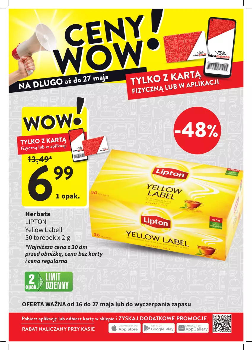 Gazetka promocyjna Intermarche - ważna 16.05 do 27.05.2024 - strona 2 - produkty: Bell, Herbata, Lipton