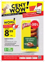 Gazetka promocyjna Intermarche - Gazetka - ważna od 27.05 do 27.05.2024 - strona 1 - produkty: Kiełbasa, Kiełbasa śląska
