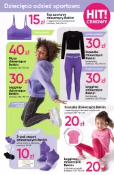 Gazetka promocyjna Pepco - Zabezpieczone: Bekkin - Gazetka - ważna od 24.01 do 24.01.2024 - strona 3 - produkty: Top, Sok, Por, Gin, BIC, Kosz, Koszulka, Dres, Sport, Legginsy, Dzieci, Spodnie, Bluza, Spodnie dresowe