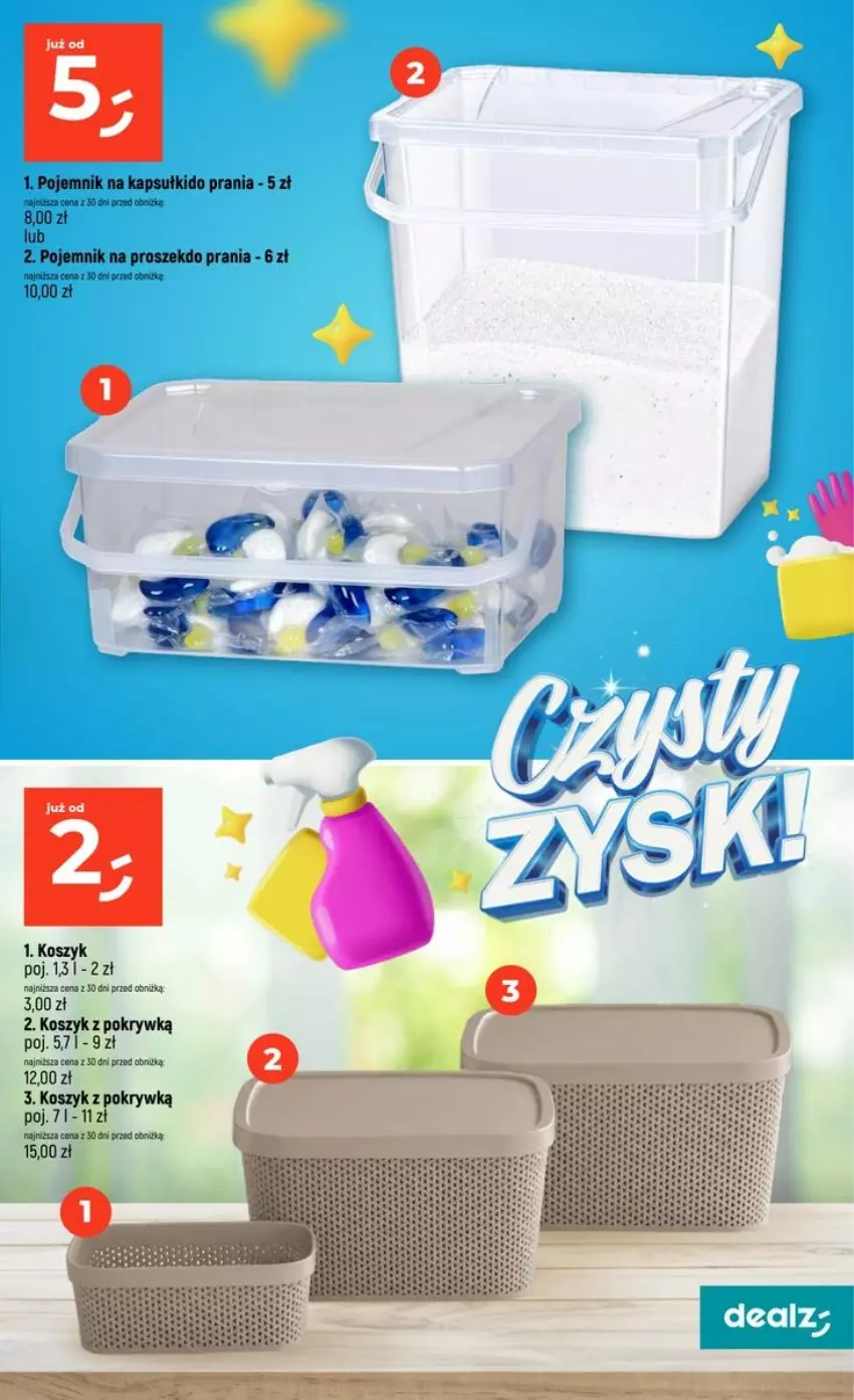Gazetka promocyjna Dealz - czysty ZYSK - ważna 20.08 do 02.09.2026 - strona 17 - produkty: Kosz, Pojemnik