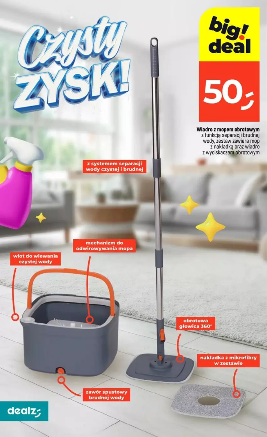 Gazetka promocyjna Dealz - czysty ZYSK - ważna 20.08 do 02.09.2026 - strona 20 - produkty: Mop, Wiadro