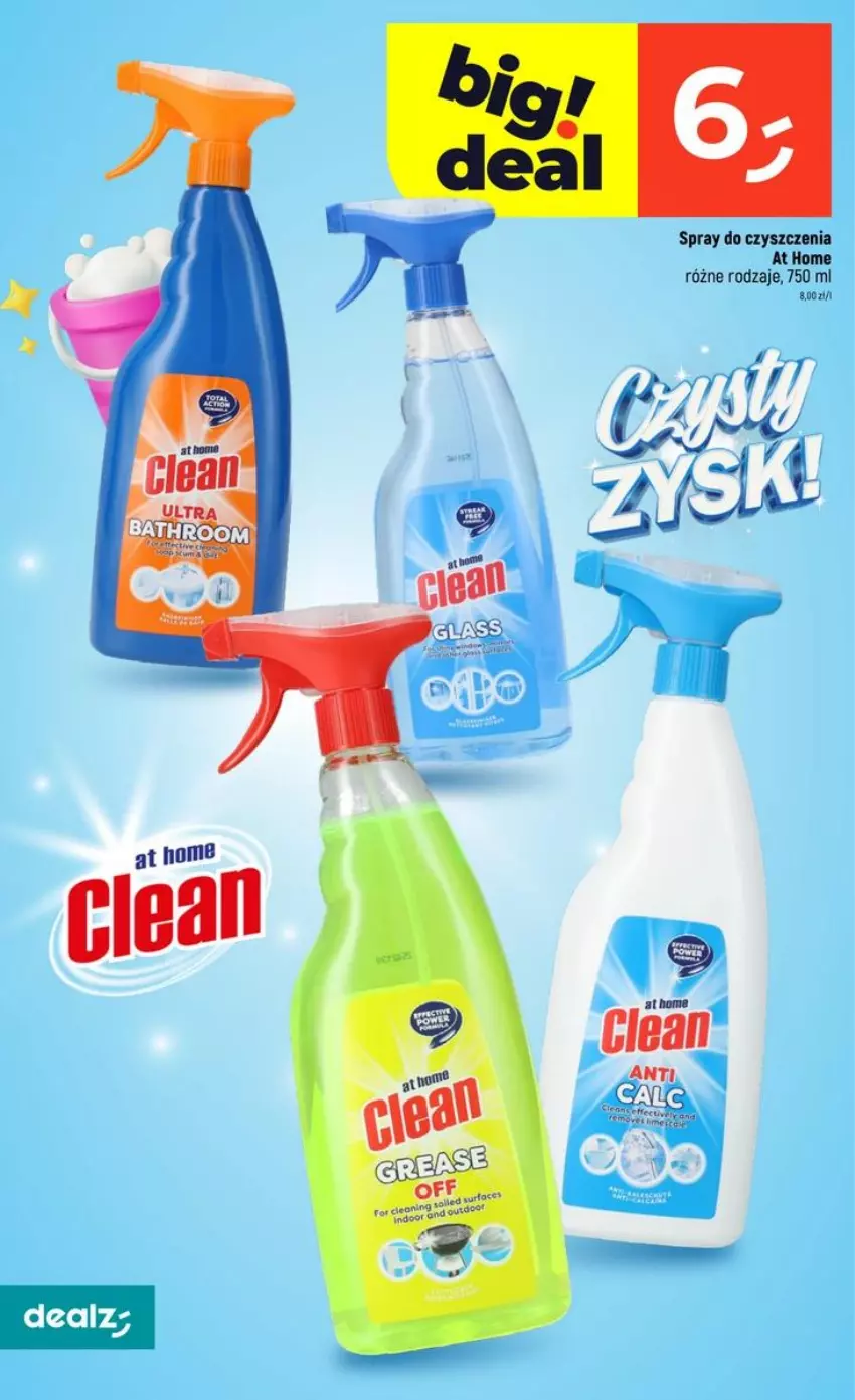 Gazetka promocyjna Dealz - czysty ZYSK - ważna 20.08 do 02.09.2026 - strona 6 - produkty: Spray do czyszczenia