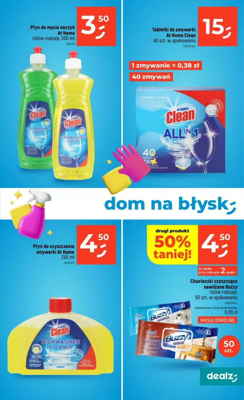 Gazetka promocyjna Dealz - czysty ZYSK - ważna 20.08 do 02.09.2026 - strona 7 - produkty: Chusteczki, Do mycia naczyń, LG, Płyn do mycia, Płyn do mycia naczyń, Tablet, Tabletki do zmywarki, Zmywarki