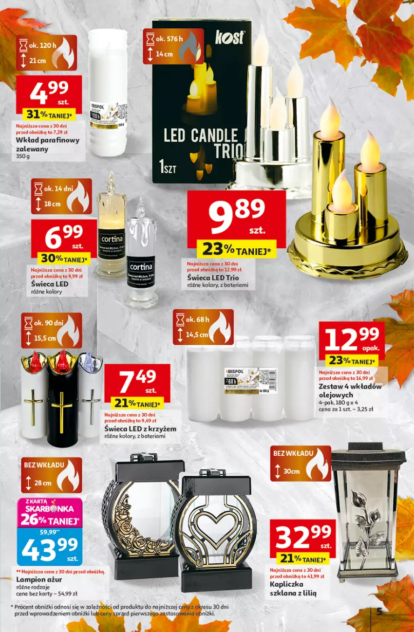 Gazetka promocyjna Auchan - Wielkie przeboje cenowe Hipermarket - ważna 09.10 do 15.10.2025 - strona 5 - produkty: Bateria, Lampion, LANA, Olej