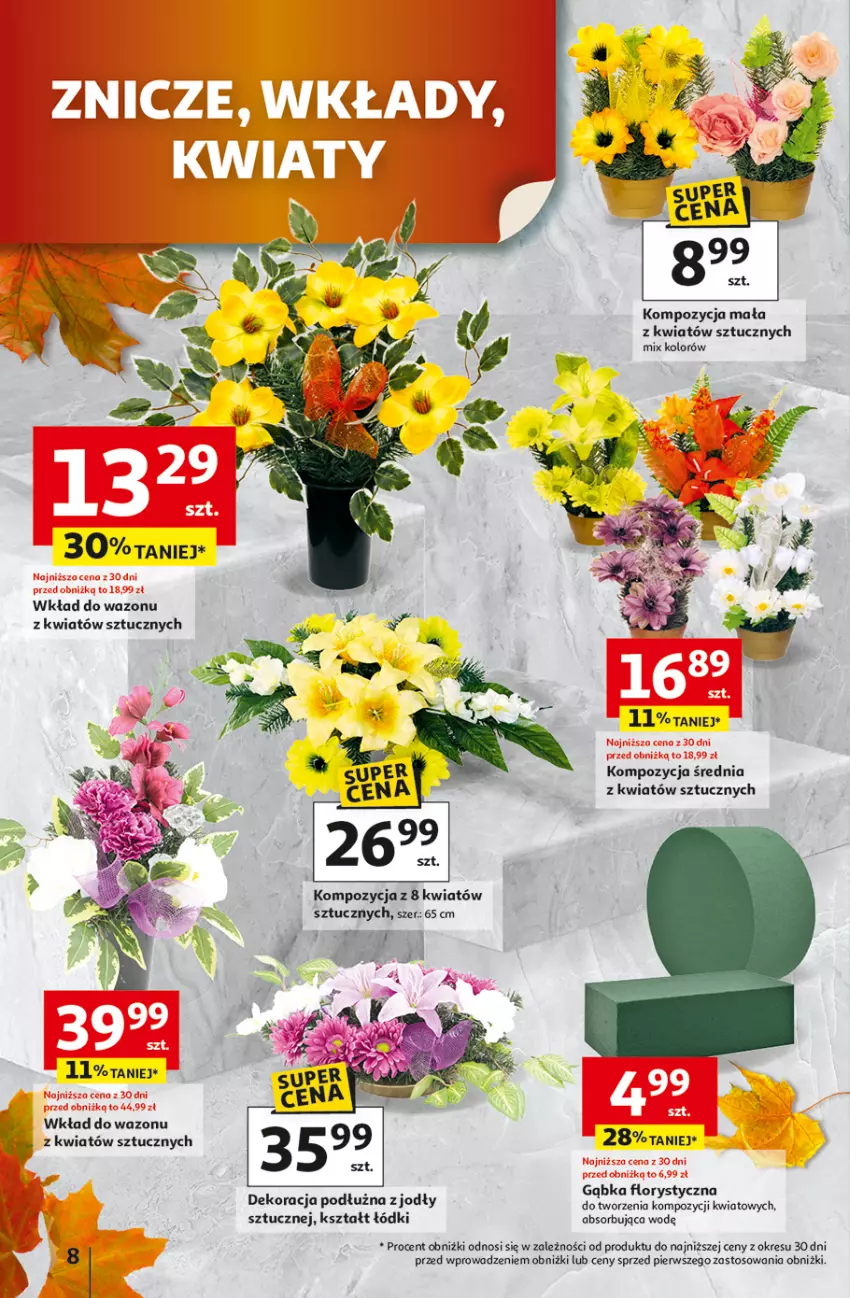 Gazetka promocyjna Auchan - Wielkie przeboje cenowe Hipermarket - ważna 09.10 do 15.10.2025 - strona 8 - produkty: Wazon