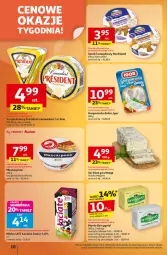 Gazetka promocyjna Auchan - Wielkie przeboje cenowe Hipermarket - Gazetka - ważna od 15.10 do 15.10.2025 - strona 18 - produkty: Ser, Brie, Gorgonzola, Serek kanapkowy, Serek, Camembert, Hochland, Ser pleśniowy, Masło, Mleko