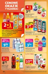 Gazetka promocyjna Auchan - Wielkie przeboje cenowe Hipermarket - Gazetka - ważna od 15.10 do 15.10.2025 - strona 20 - produkty: Sok, Mus, Gra, Napój energetyczny, Coca-Cola, Napoje, Napój izotoniczny, Tymbark, Oshee, Fanta, Woda, Sprite, Napój, Cisowianka, Nektar, Hortex, Fa