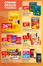 Gazetka promocyjna Auchan - Wielkie przeboje cenowe Hipermarket - Gazetka - ważna od 15.10 do 15.10.2025 - strona 26 - produkty: Tchibo, Piernik, Earl Grey, Mus, BIC, Kawa ziarnista, Kawa mielona, Kawa, Dilmah, Herbata czarna, 7 Days, Rogal, Rolnik, Syrop, Brzoskwinie, Baton, Herbata, Fa
