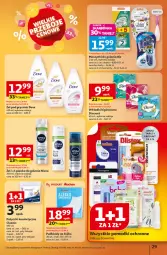 Gazetka promocyjna Auchan - Wielkie przeboje cenowe Hipermarket - Gazetka - ważna od 15.10 do 15.10.2025 - strona 29 - produkty: Patyczki kosmetyczne, BIC, Pianka do golenia, Discreet, Dove, Cleanic, Wkładki, Nivea, Podkład, Fa