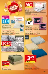 Gazetka promocyjna Auchan - Wielkie przeboje cenowe Hipermarket - Gazetka - ważna od 15.10 do 15.10.2025 - strona 39 - produkty: Top, Koc, Kołdra, Pościel, Tera, Komplet pościeli, Poduszka