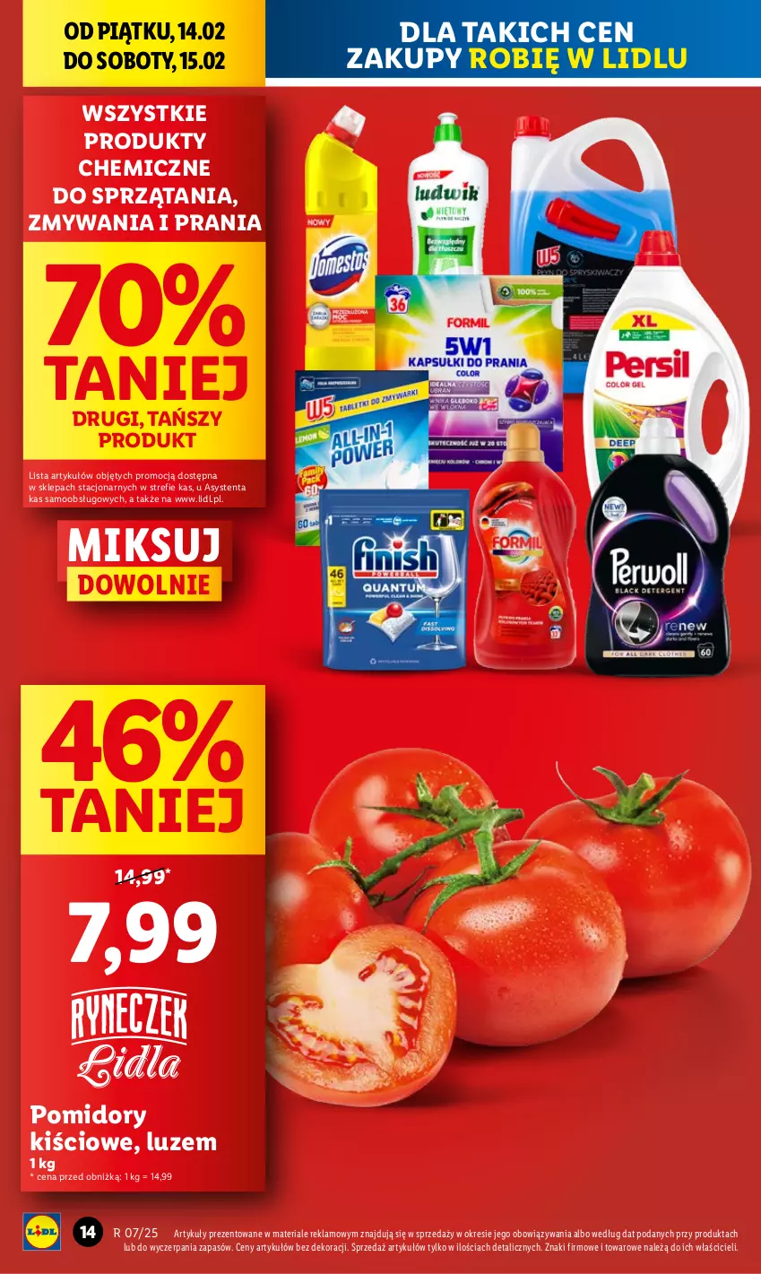 Gazetka promocyjna Lidl - GAZETKA - ważna 13.02 do 15.02.2025 - strona 16 - produkty: Pomidory