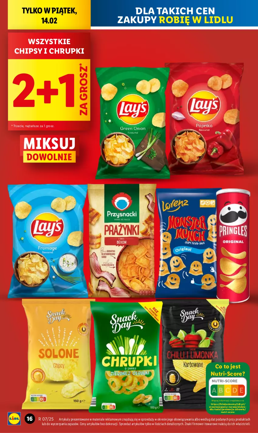 Gazetka promocyjna Lidl - GAZETKA - ważna 13.02 do 15.02.2025 - strona 18 - produkty: Chipsy, Chrupki, Wazon