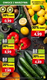 Gazetka promocyjna Lidl - GAZETKA - Gazetka - ważna od 15.02 do 15.02.2025 - strona 23 - produkty: Warzywa, Papryka czerwona, Papryka, Cytryny, Kiwi, Pomarańcze, Owoce
