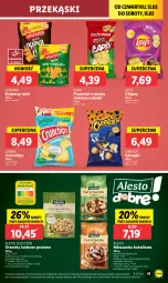 Gazetka promocyjna Lidl - GAZETKA - Gazetka - ważna od 15.02 do 15.02.2025 - strona 47 - produkty: Cheetos, Lajkonik, Chipsy, Chrupki, Crunchips, Lorenz, Lay’s, Mieszanka bakaliowa, Krakersy