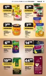 Gazetka promocyjna Netto - Artykuły spożywcze - Gazetka - ważna od 17.01 do 17.01.2024 - strona 11 - produkty: Lubella, Corn flakes, Por, Kawa ziarnista, Bell, Winiary, Dallmayr, Kawa, Herbata czarna, Dżem, Konfitura, Danio, Bella, Herbata, Budyń, Herbapol