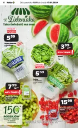 Gazetka promocyjna Netto - Artykuły spożywcze - Gazetka - ważna od 17.01 do 17.01.2024 - strona 6 - produkty: Sałata masłowa, Sałat, Arbuz, Wino, Masło