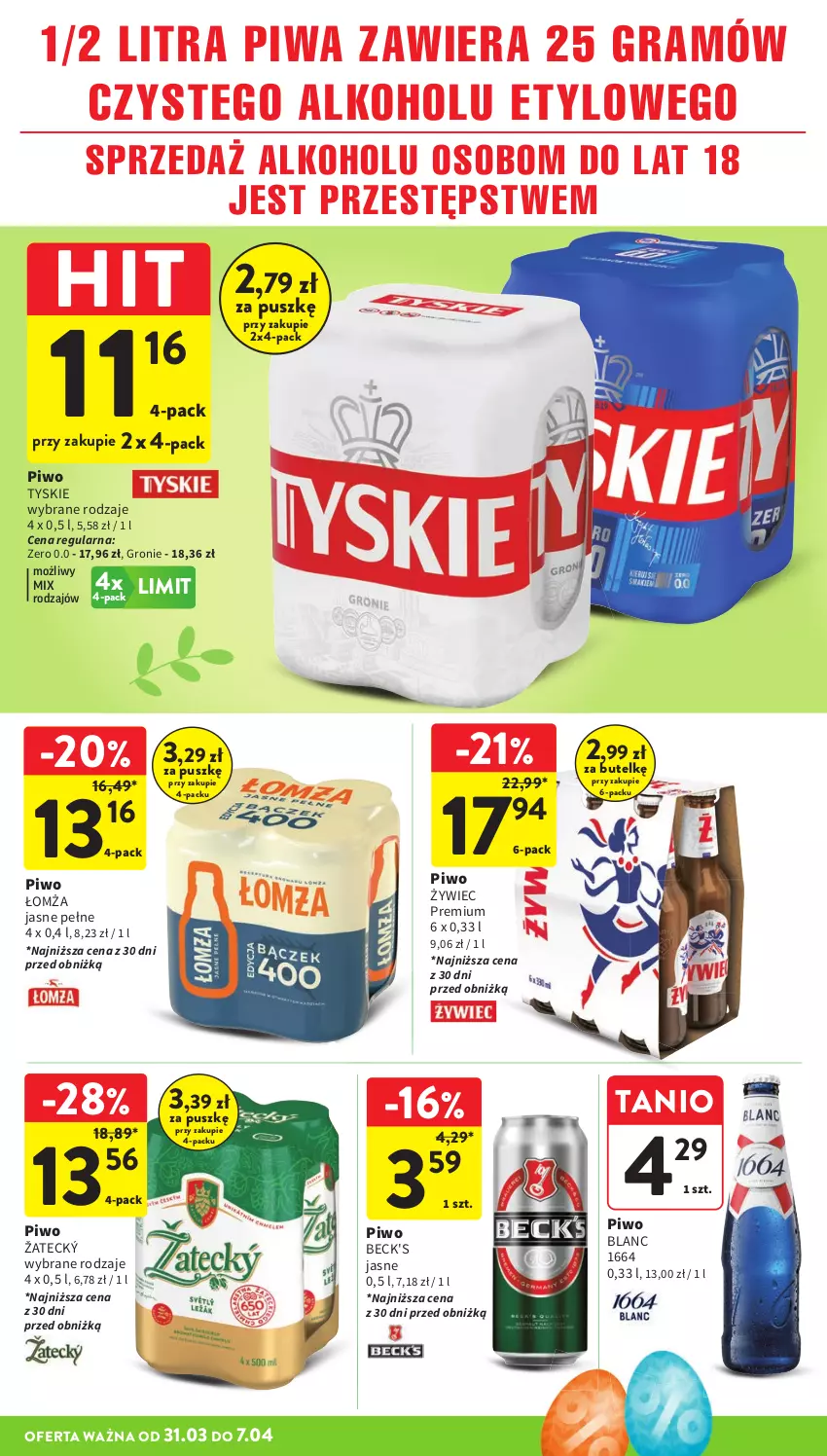 Gazetka promocyjna Intermarche - Gazetka promocyjna - ważna 31.03 do 07.04.2026 - strona 40 - produkty: Gra, Piwa, Piwo, Tyskie