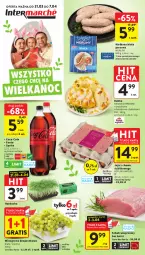 Gazetka promocyjna Intermarche - Gazetka promocyjna - Gazetka - ważna od 07.04 do 07.04.2026 - strona 1 - produkty: Gra, Jaja, Rzeżucha, Coca-Cola, Schab wieprzowy, Morliny, Kotlin, Babka, Fanta, Kiełbasa biała, Wino, Sprite, Kiełbasa, Fa