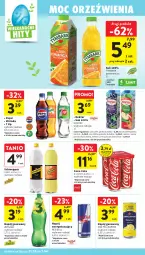 Gazetka promocyjna Intermarche - Gazetka promocyjna - Gazetka - ważna od 07.04 do 07.04.2026 - strona 38 - produkty: Sok, Por, Red Bull, Mirinda, Coca-Cola, Pepsi, Schweppes, Napój gazowany, Tymbark, Napój, Nektar, Hortex